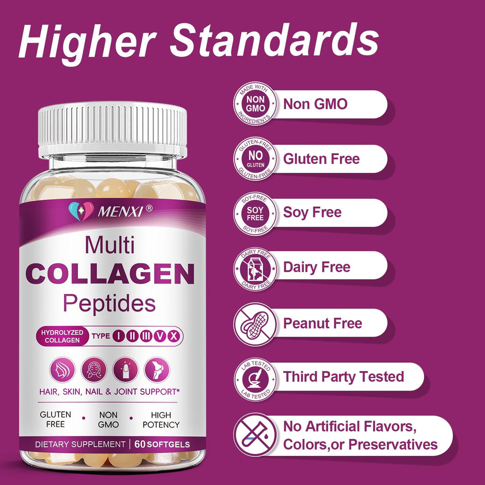 Non-GMO and third-party tested seal on bottle