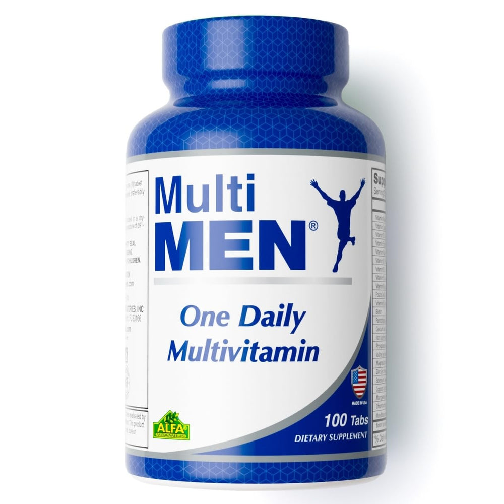 Front view of Multi Men 100 Tablets bottle