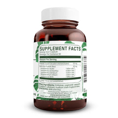 Close-up of probiotic capsule ingredients showing multiple strains