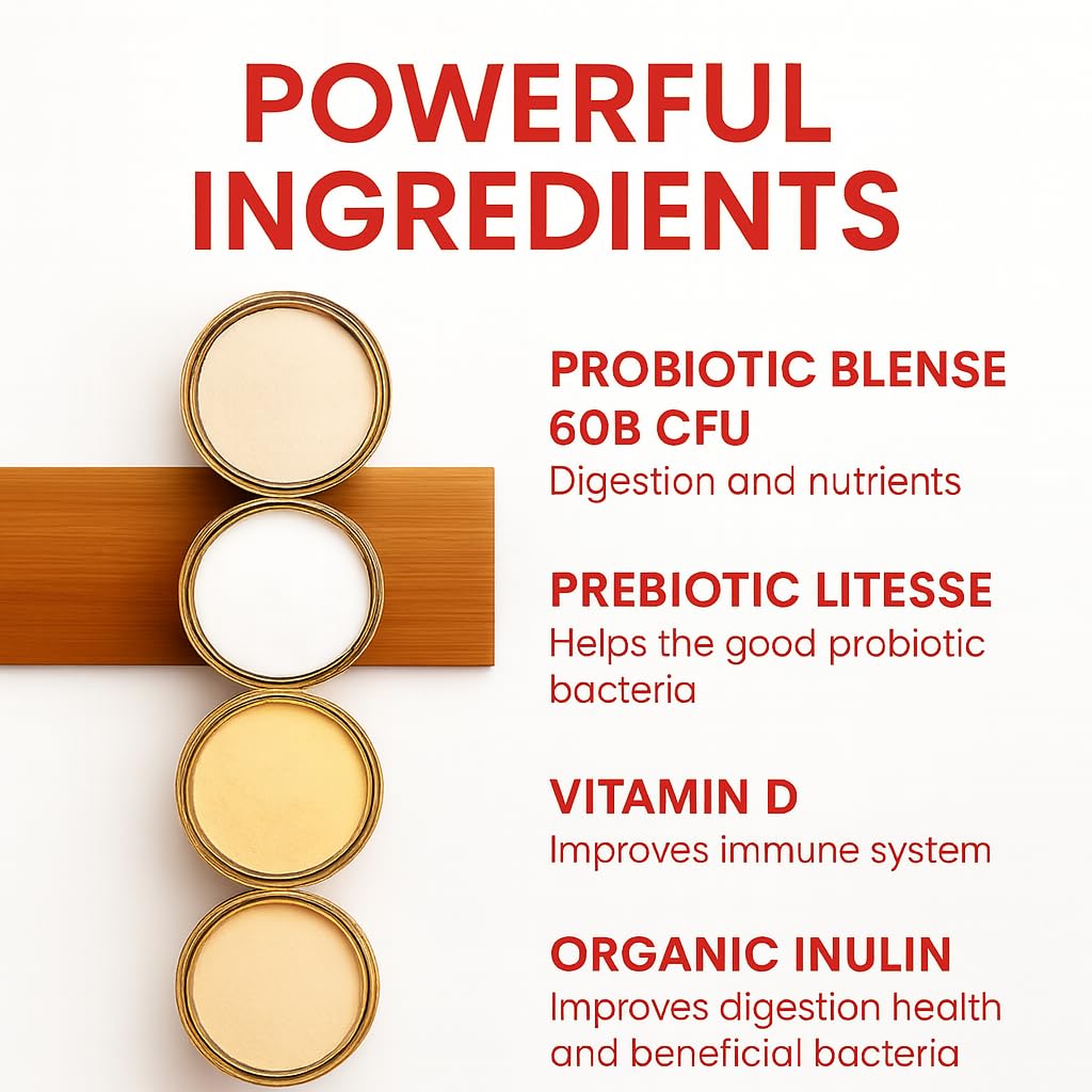 MultiBlue Probiotic Fit capsules close-up shows probiotic B-420 supporting gut balance.