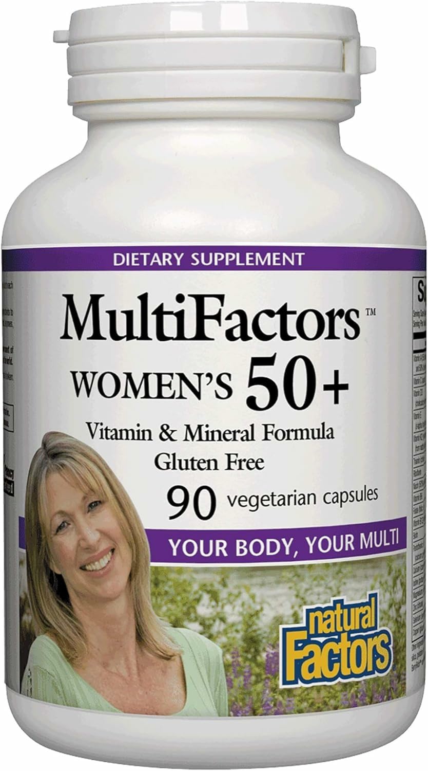 MultiFactors Women's 50+ bottle label front