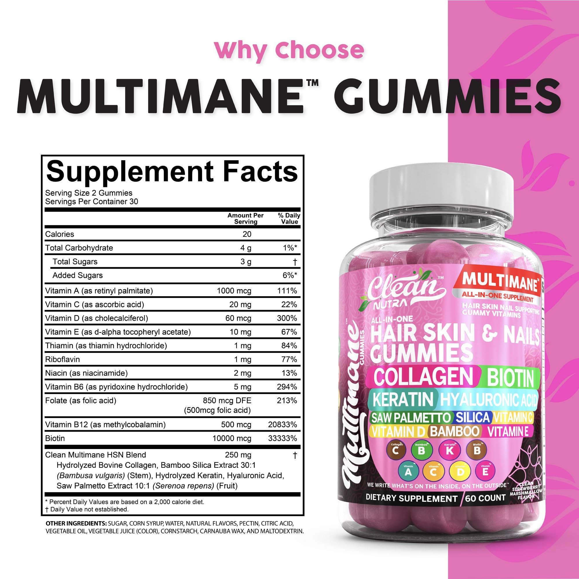 Close-up of gummy texture