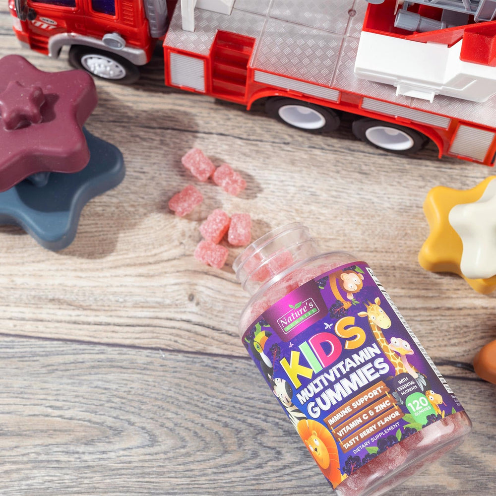 Nutrition label highlighting immune-support ingredients