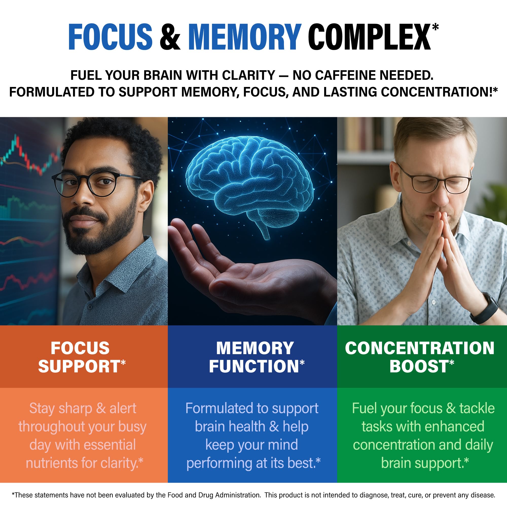 Focus and memory complex highlighted on label