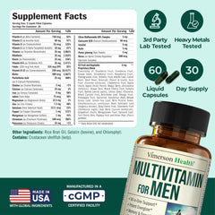 Back label showing ingredients and directions