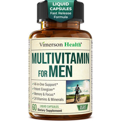 Hero image: Multivitamin for Men bottle with 60 liquid capsules