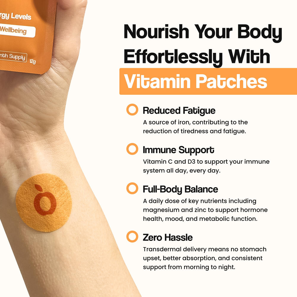 Patch delivers vitamins with 8-hour absorption