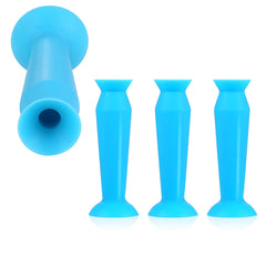 MUQING 3 Pack Blue Scleral Lens Inserter with suction cups on bottom