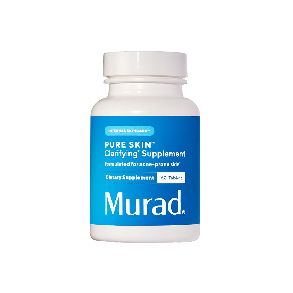 Hero image: Murad Pure Skin Acne Supplements bottle – 60 tablets