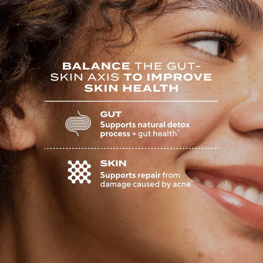 Packaging box and bottle of Murad Pure Skin Acne Supplements