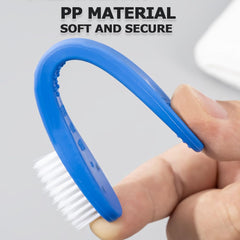 Durable polypropylene material close-up of MUROCEA jail toothbrush