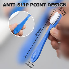 Short handle design shown for easy inmate use
