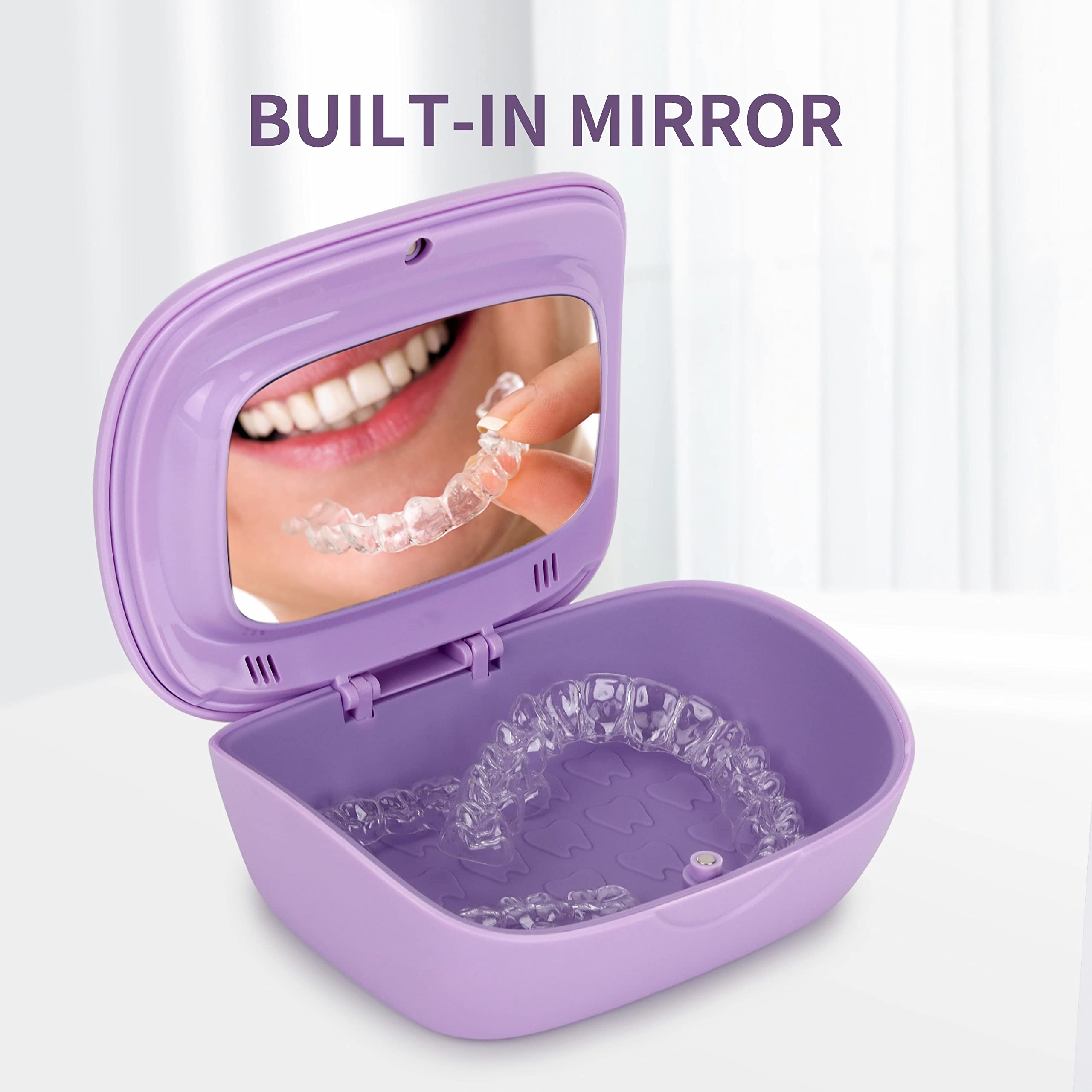 Mouth guard case and storage cup