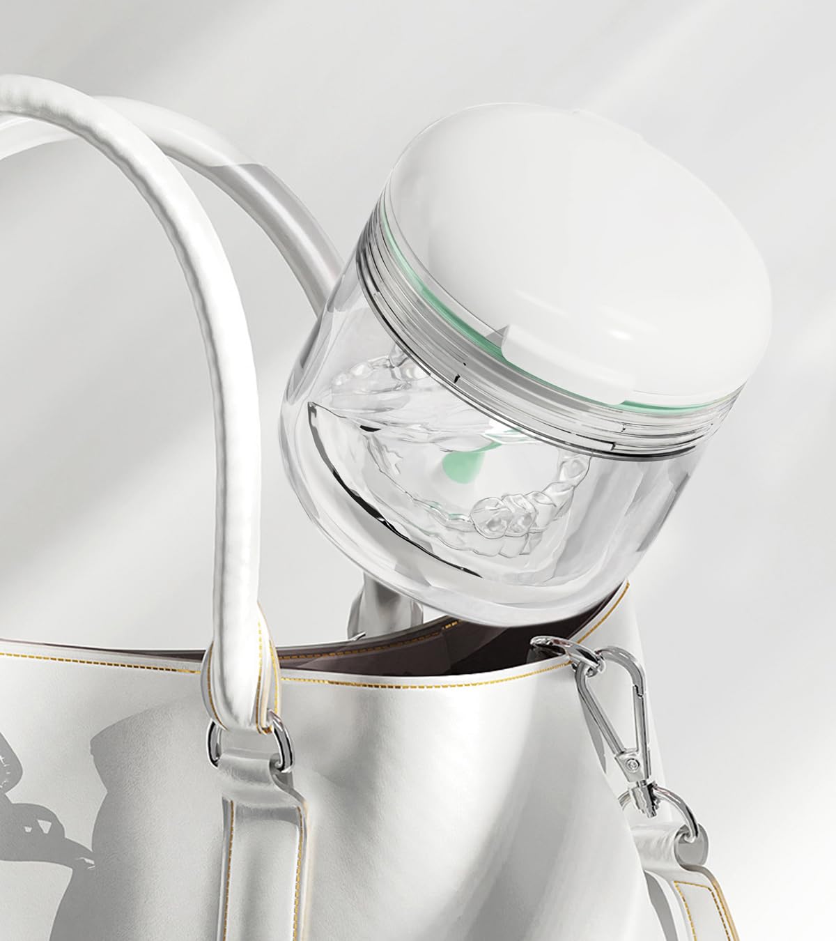 Multi-use denture holder for dentures, mouth guards and night guards