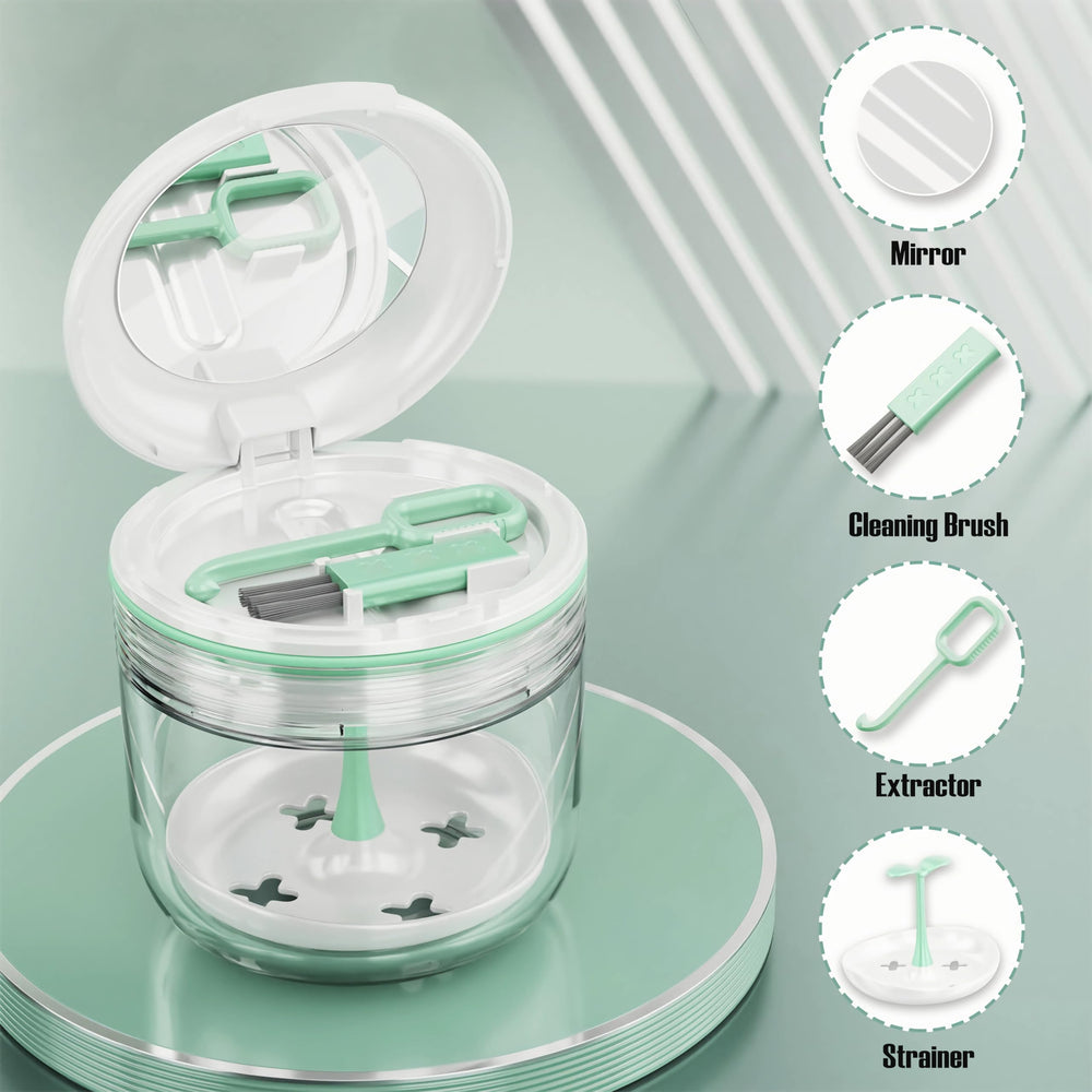 Safe, durable PP retainer case in white