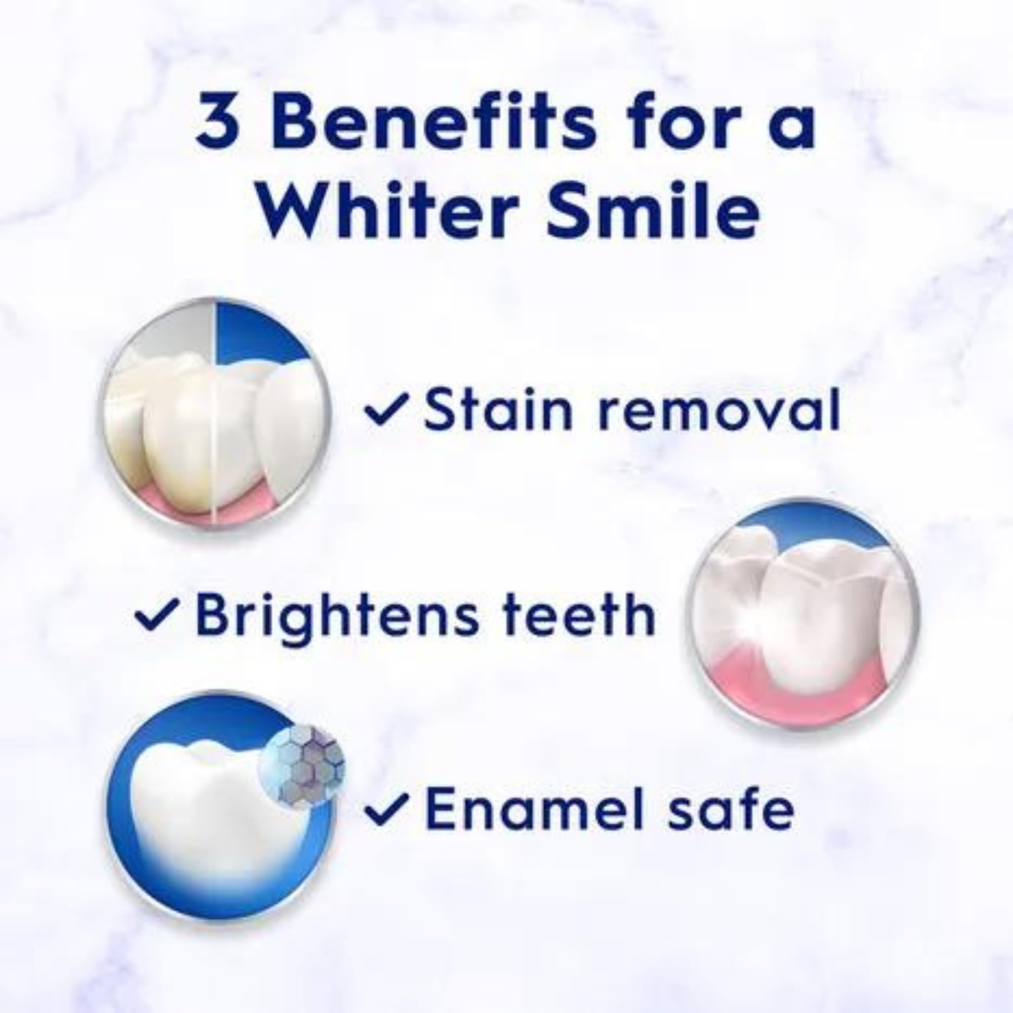 Crest 3D White Stain Eraser logo on toothpaste packaging