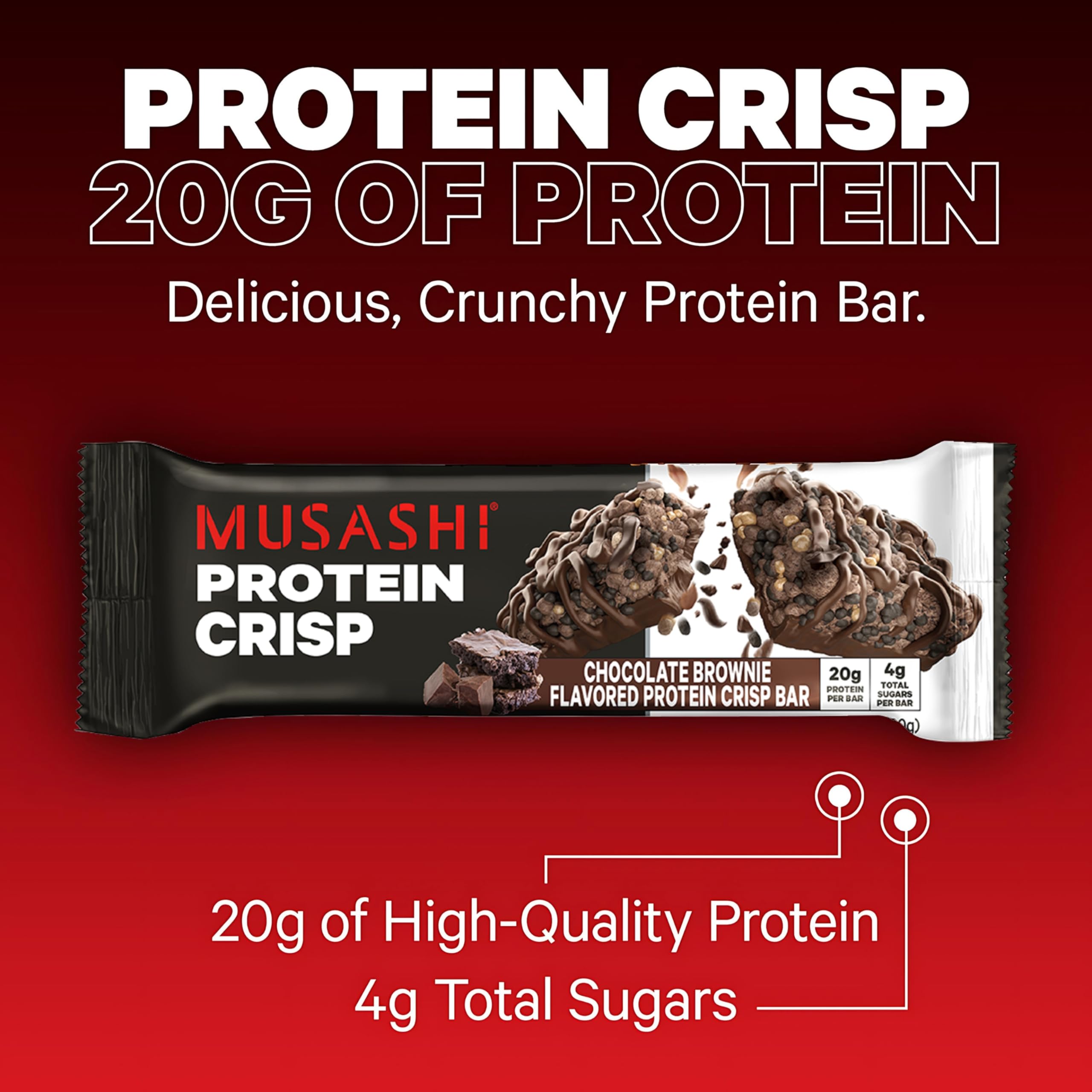 Close-up of crisp texture with milk chocolate drizzle