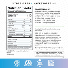 Muscle Feast Hydrolyzed Whey bottle pour enables post-workout shakes