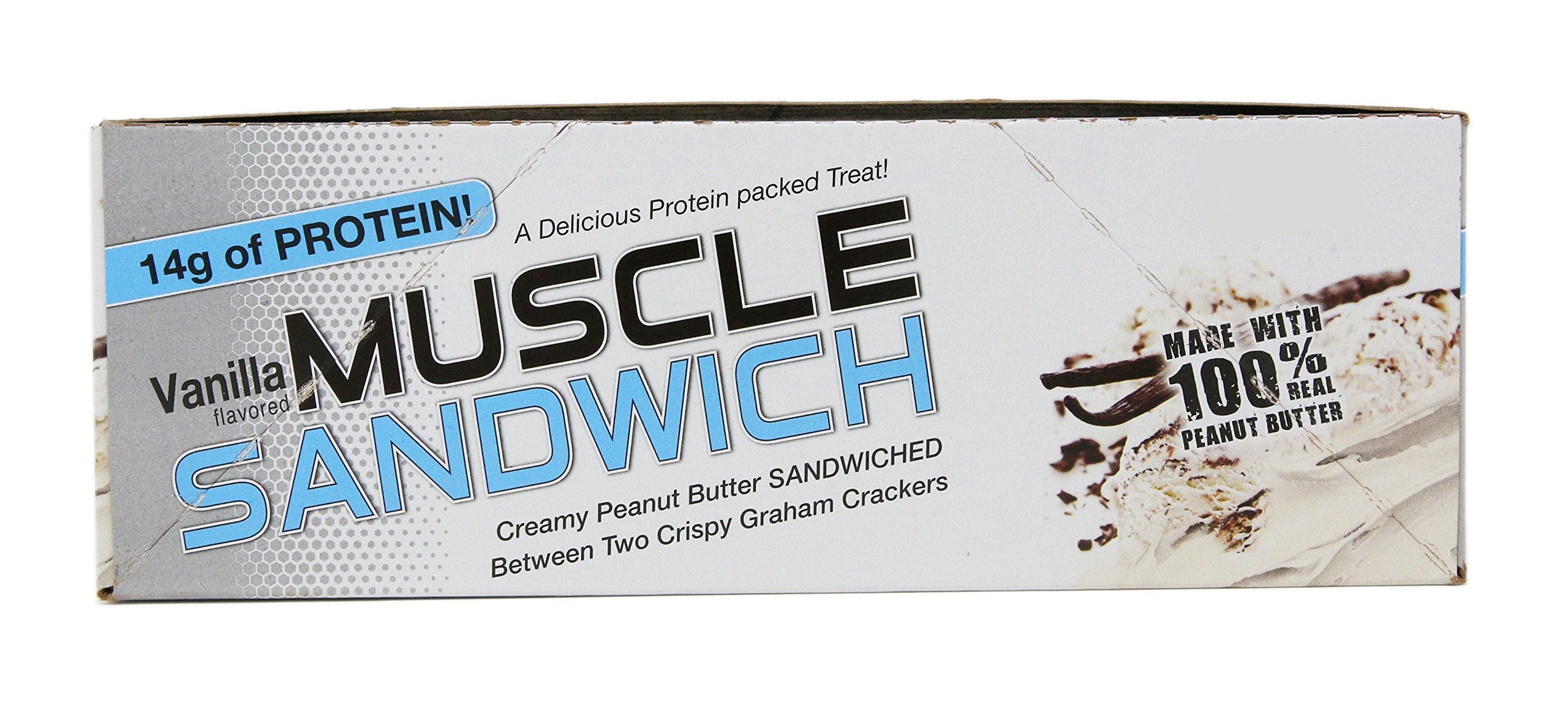 Muscle Foods Muscle Sandwich Peanut Butter Vanilla serving with a tasty, kid-friendly snack option