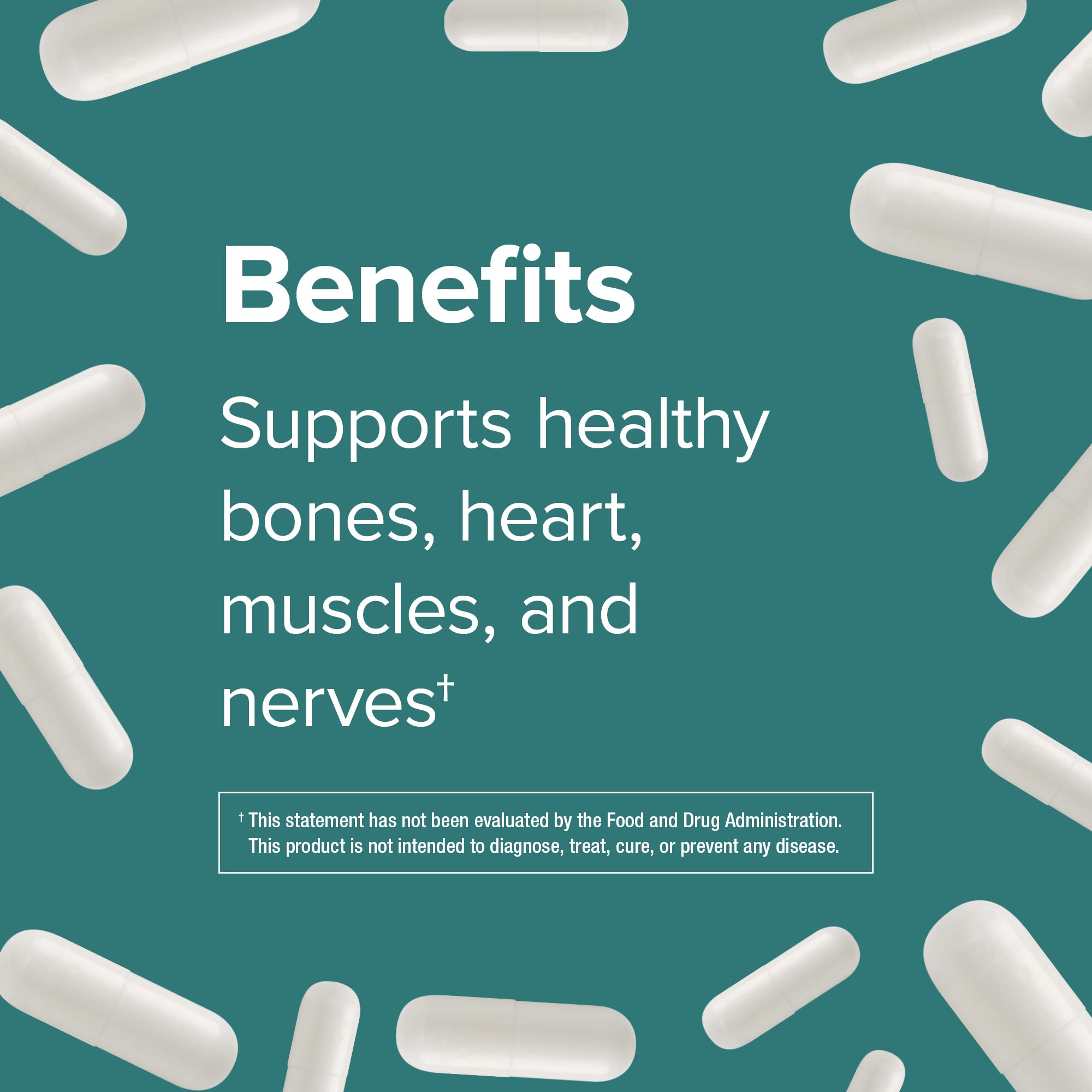 Supports proper muscle and heart function