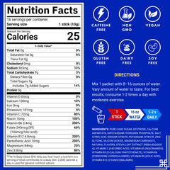 Close-up of a second Muscle I.V. hydration stick showing label