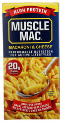 Front view of Muscle Mac High Protein Macaroni and Cheese 2-pack