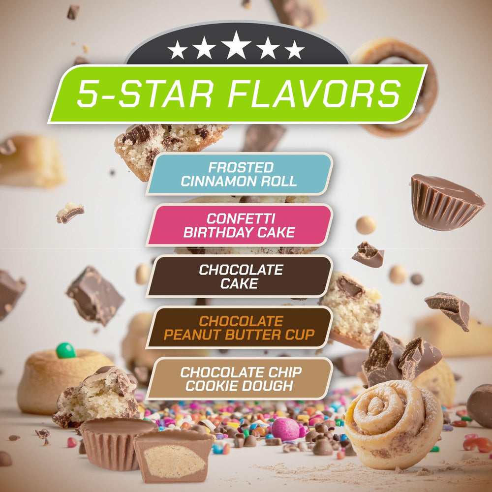 MusclePharm Combat Ready Bar Confetti Cake serving idea: post-workout recovery snack.