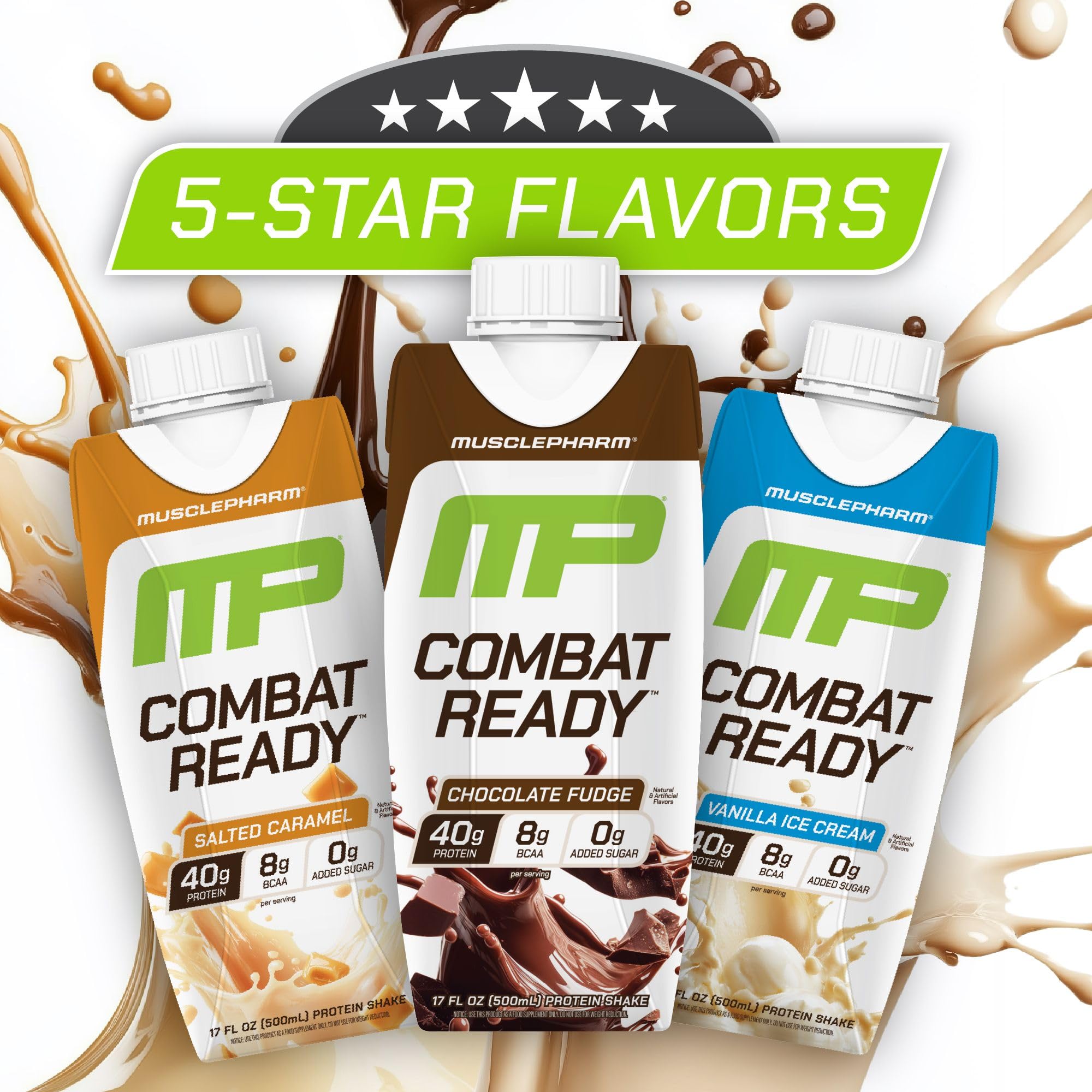 MusclePharm Combat Ready Chocolate Fudge product shot ready for gym bag