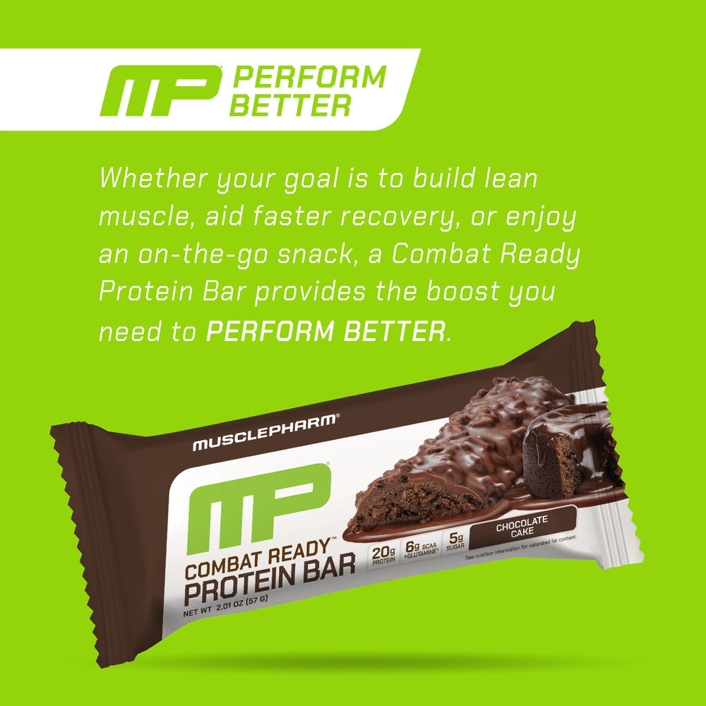 MusclePharm Combat Sport Bar fiber content from chicory root aids fullness