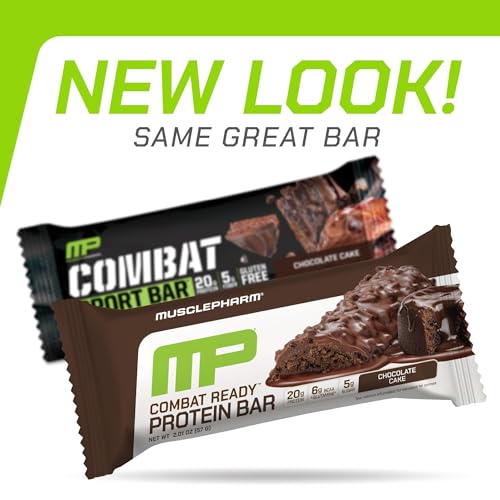 MusclePharm Combat Sport Bar texture close-up showing chewy and crispy bites