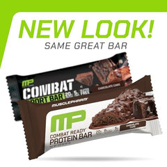 MusclePharm Combat Sport Bar texture close-up showing chewy and crispy bites