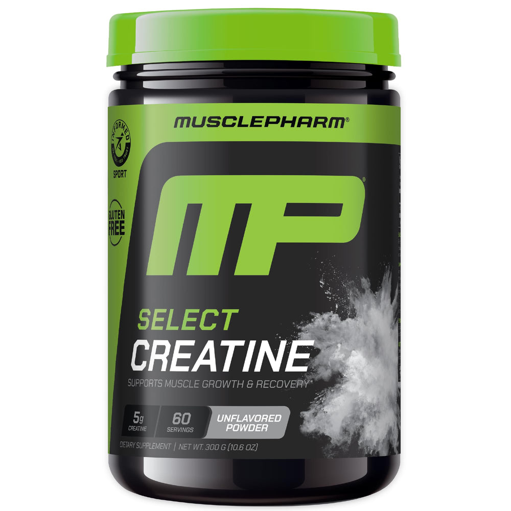 Front view of MusclePharm Creatine Monohydrate Powder container