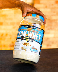 Musclesport Lean Whey Revolution flavor cinna crunch with cereal pieces