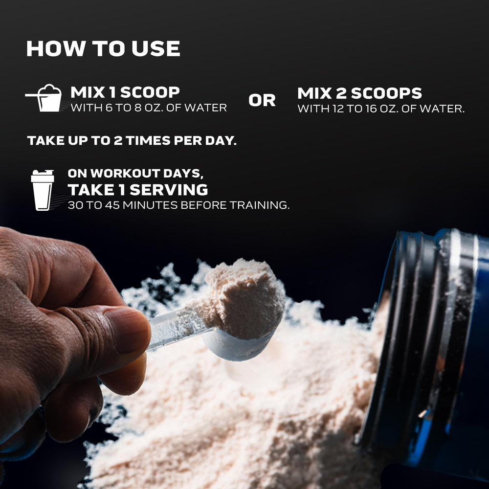 Graphic highlighting ultra-pure free-acid creatine and HCl ingredients