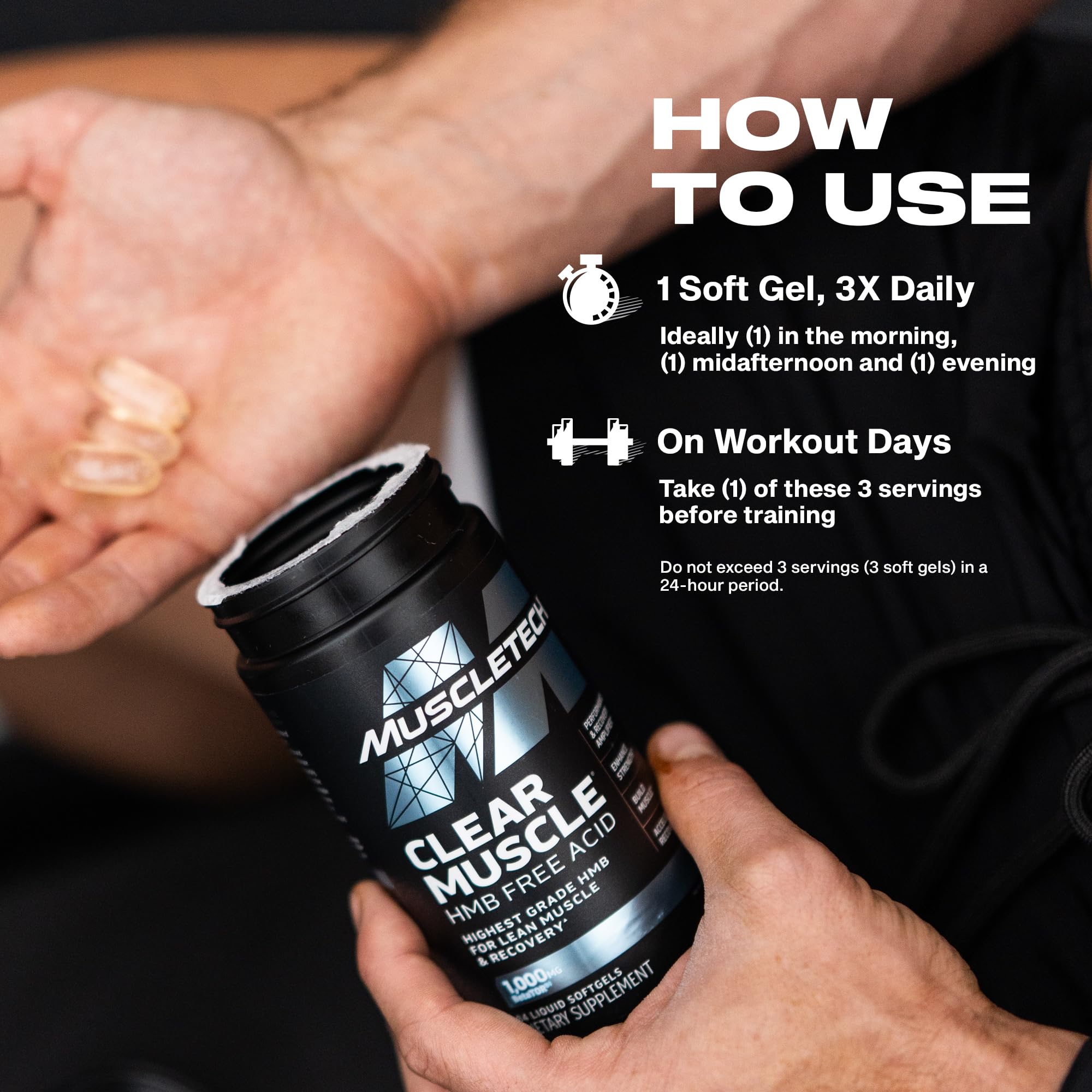 Packaging may vary for Muscletech HMB Clear Muscle
