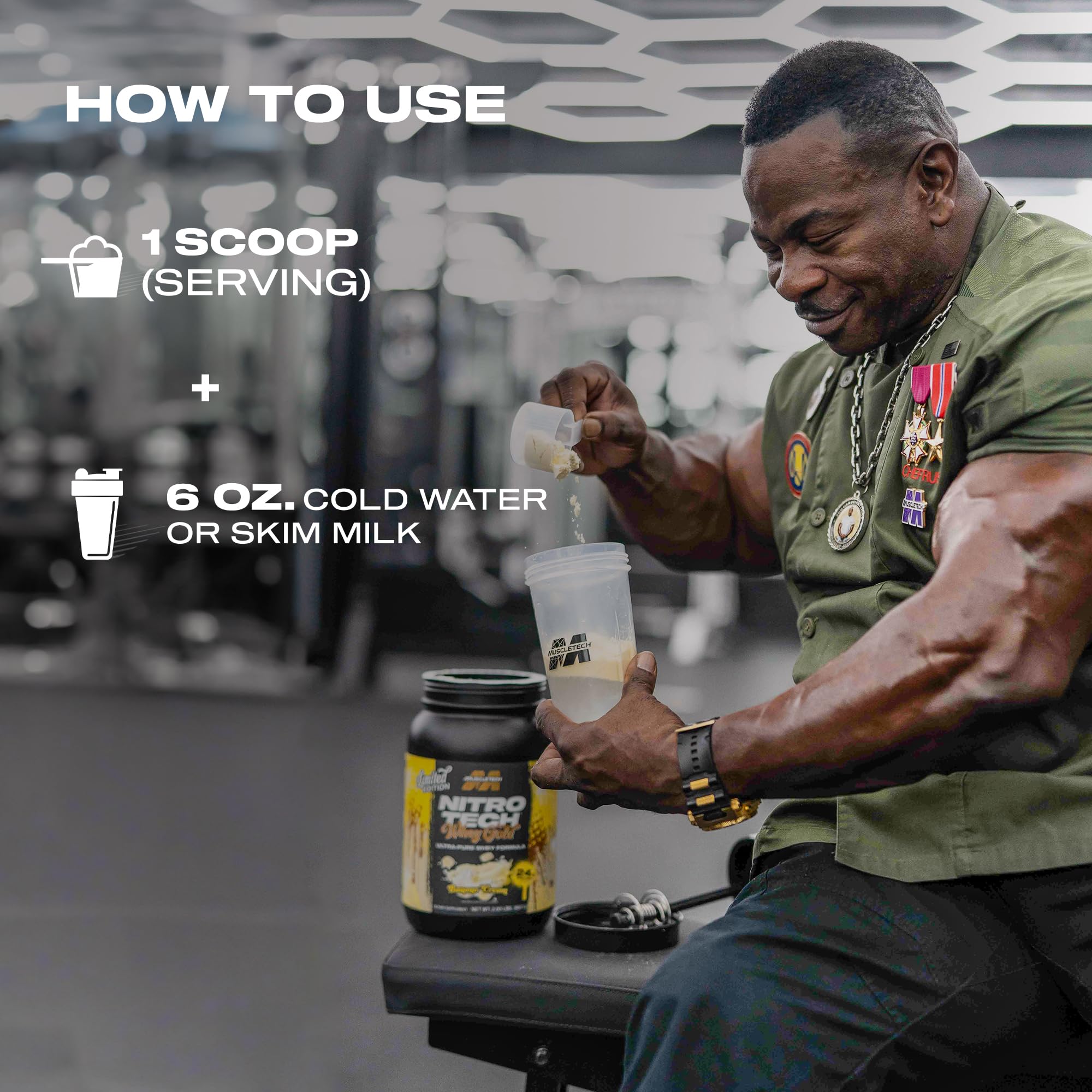 MuscleTech Nitro-Tech whey gold BCAAs and glutamine boost during intense training