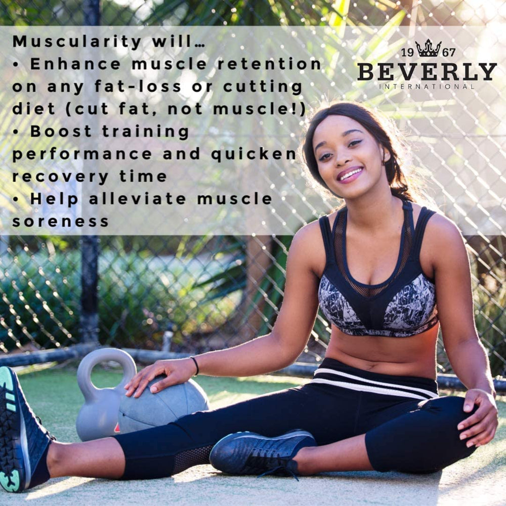 Product packaging with Beverly International branding