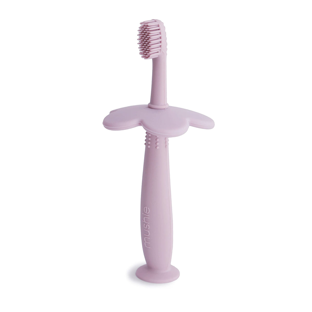 Main image of Mushie Flower Toddler Training Toothbrush Soft Lilac