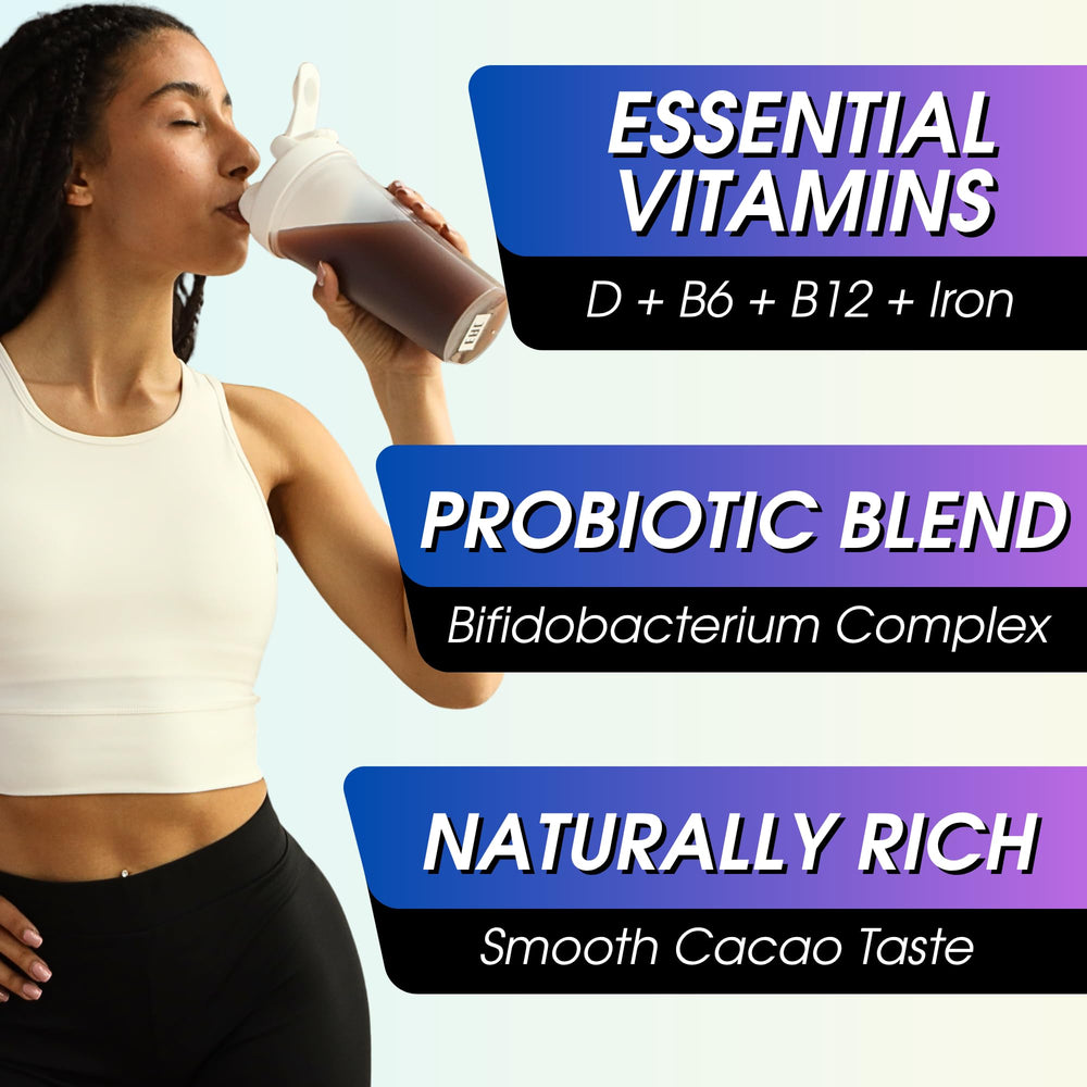 Mushroom cacao organic blend packaging and jar