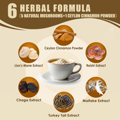Maitake and Chaga in Mushroom Coconut Creamer