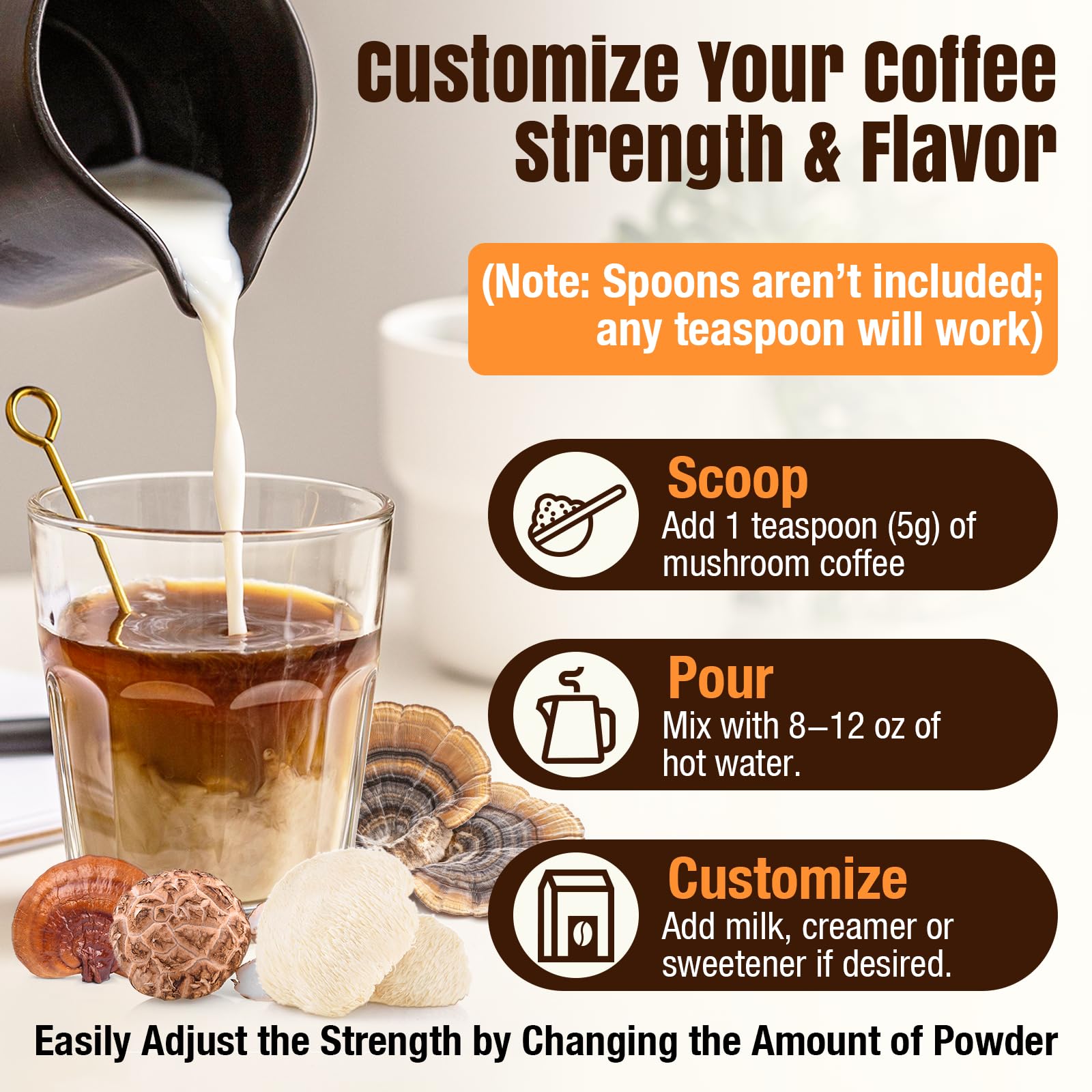 5.3 oz jar of Esowbe Mushroom Coffee 23-in-1