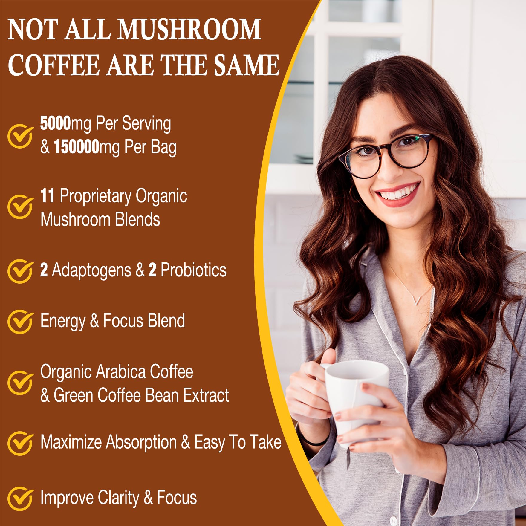Serving size information: 30 servings per 150g pack