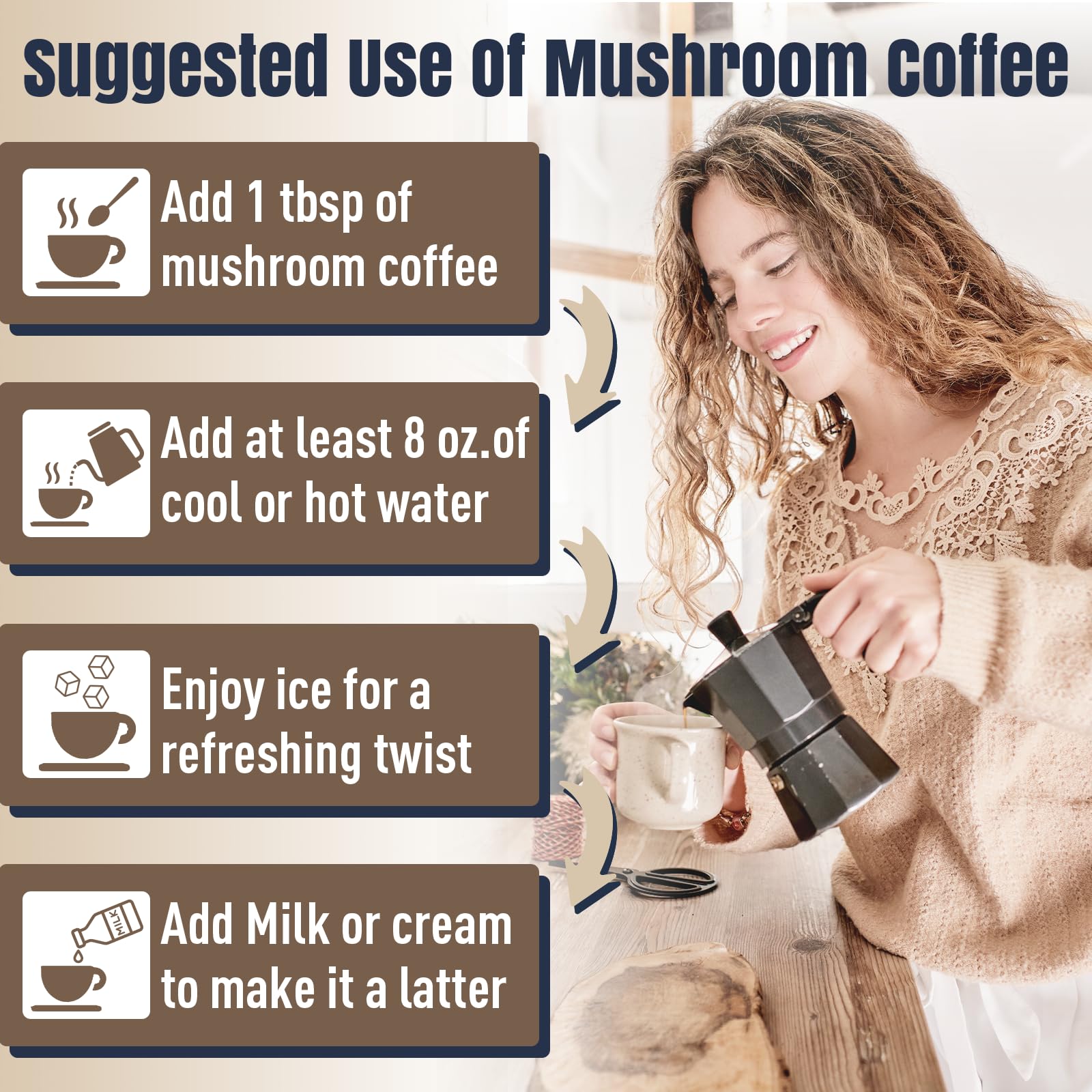 5g serving scoop for convenient daily use