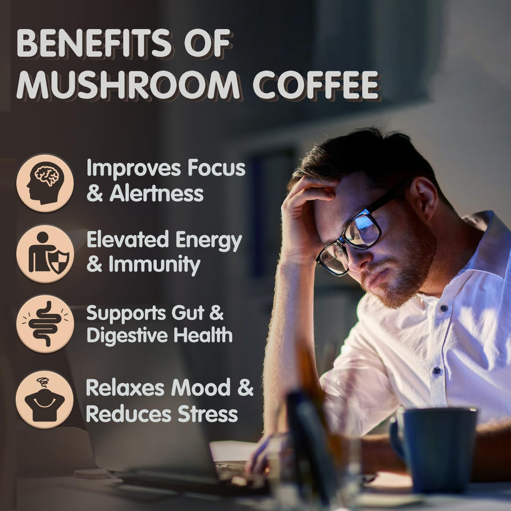 Instant coffee with MCT oil and coconut milk powder