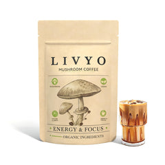 Mushroom coffee with Lions Mane and Turkey Tail, 12 adaptogens, 6.35 oz pack