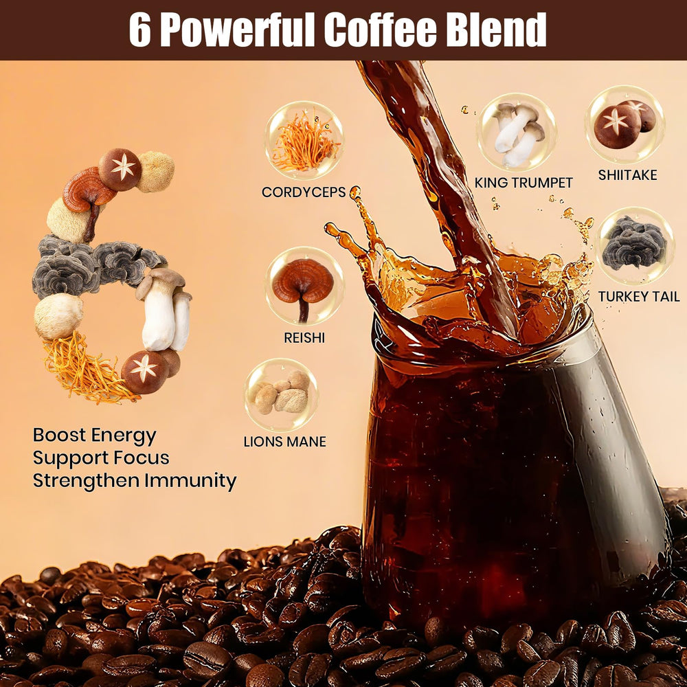 MCT oil component shown with MYKORA mushroom coffee