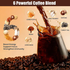 MCT oil component shown with MYKORA mushroom coffee