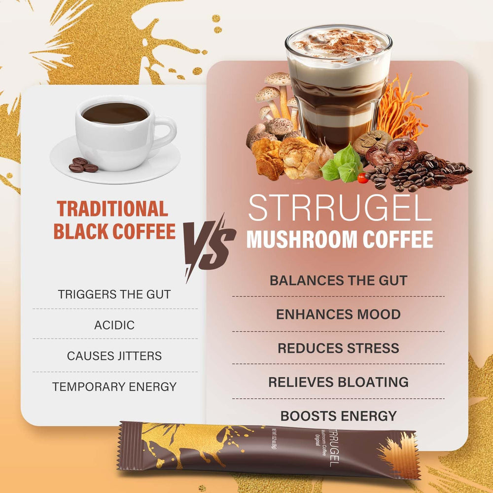 Organic ingredients with 95 percent organic mushrooms