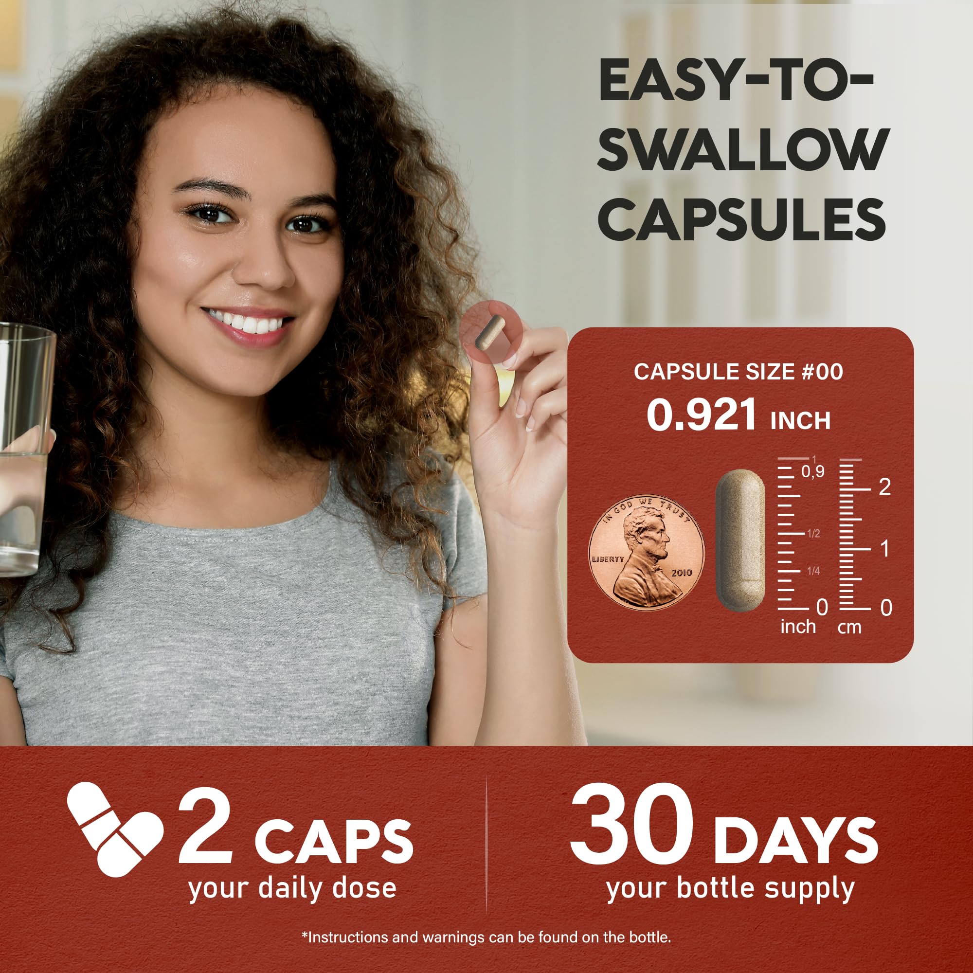 High-potency mushroom capsules showcased in a bottle