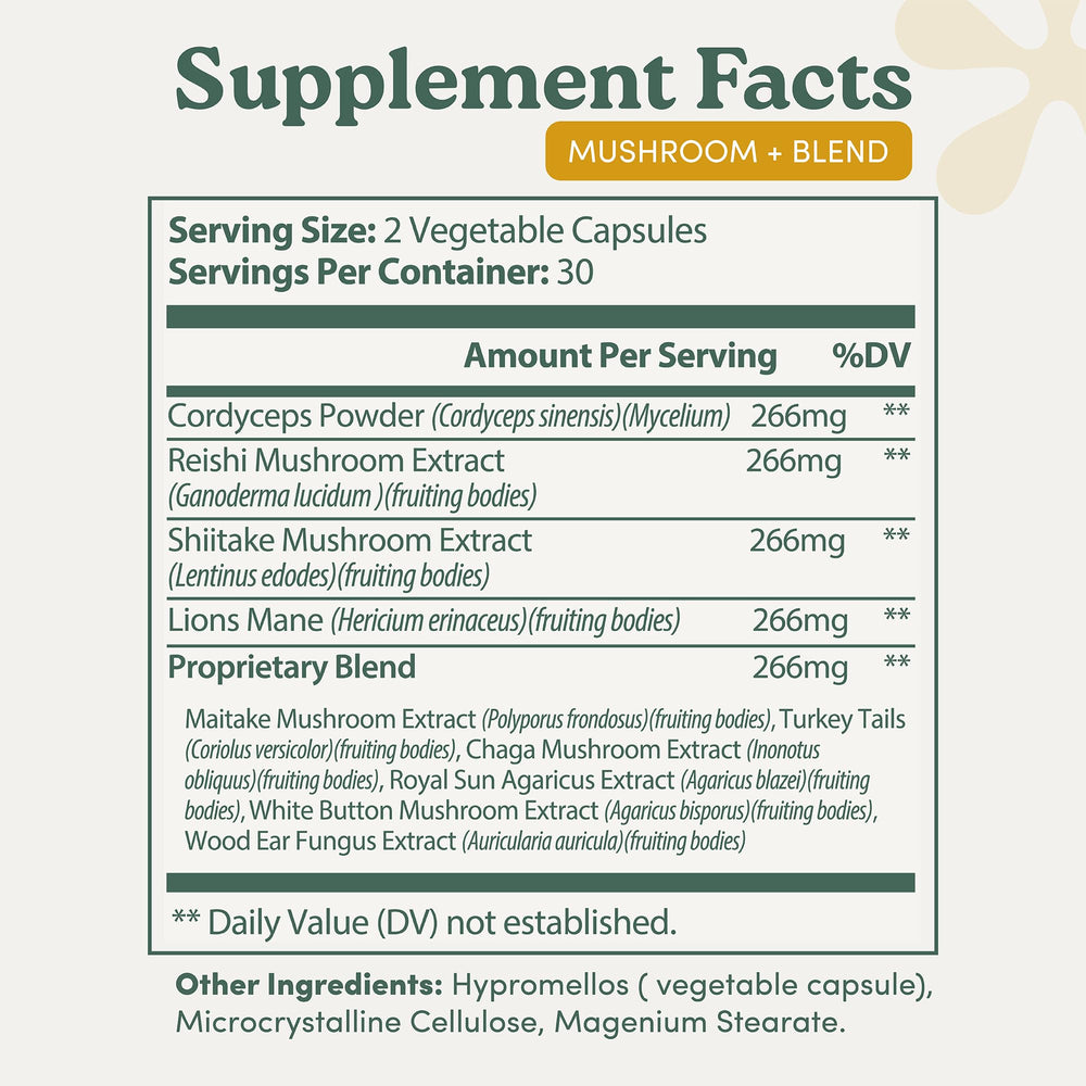 Maitake and Shiitake mushrooms in the Complex